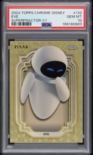 Marketplace image: 2024 Topps Chrome Disney Eve Superfractor 1/1 PSA 10 💎 Wall-E Movie