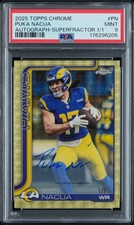 Current marketplace image for 2025 Topps Chrome #PN PUKA NACUA Superfractor 1/1