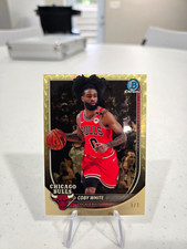 Marketplace image: Topps 2025 Bowman Chrome Coby White Chicago Bulls Superfractor 1/1 BCV-71