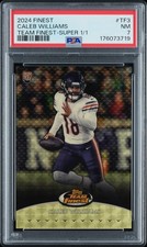 Current marketplace image for 2024 Topps Finest #TF3 CALEB WILLIAMS Superfractor 1/1