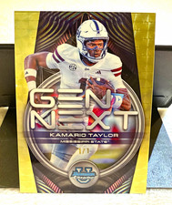 Marketplace image: Topps 2026 Bowman Football Kamario Taylor Gen Next GN-8 Superfractor 1/1