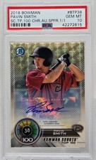 Marketplace image: 2018 Bowman Chrome SUPERFRACTOR 1/1 AUTO ~ PAVIN SMITH RC Card PSA 10 GEM MINT