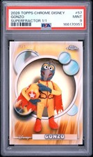 Marketplace image: 2026 TOPPS CHROME DISNEY SUPERFRACTOR 1/1 #57 GONZO 1/1 PSA 9