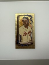 Marketplace image: SUPER RARE 1/1 Topps HOF Hank Aaron Allen & Ginter Superfractor Gold 2026