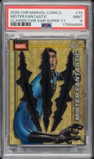 Current marketplace image for 2026 Topps Chrome #79 MISTER FANTASTIC Superfractor 1/1