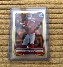 Marketplace image: Topps 2026 Bowman First Garrett Nussmeier Chiefs RC 1/1 SUPERFRACTOR FFS-GN