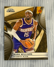 Current marketplace image for 2026 Topps Chrome Black #79 Mark Williams Superfractor 1/1