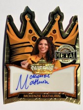 Marketplace image: 2026 Leaf Women Of Sport MCKENZIE MATHURIN Court Queens Superfractor Auto 1/1