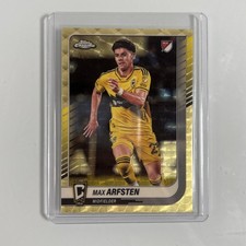 Marketplace image: Max Arfsten 2025 Topps Chrome MLS Superfractor 1/1 Columbus Crew