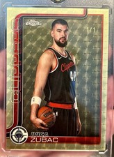 Current marketplace image for 2025 Topps Chrome #63 Ivica Zubac Superfractor 1/1