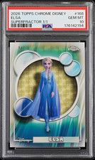 Marketplace image: 2026 TOPPS CHROME DISNEY ELSA SUPERFRACTOR 1/1 PSA 10