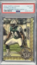 Marketplace image: 2024 Topps Chrome Darrelle Revis All-Chrome Super 1/1 PSA 9 Mint New York Jets
