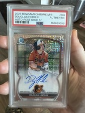 Marketplace image: 2023 Bowman Chrome DOUGLAS HODO III 1/1 Superfractor Auto POP 1 PSA AUTHENTIC