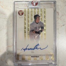 Marketplace image: 2026 Topps Pristine Hideki Matsui Spotless Signatures SUPERFRACTOR 1/1 AUTO