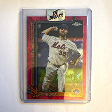Marketplace image: Topps 2024 Topps Chrome Update - Tylor Megill New York Mets #USC153 1/1