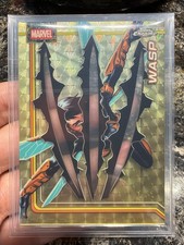 Marketplace image: 2024 Topps Chrome Marvel Wasp SuperFractor Die-Cut 1/1 #194