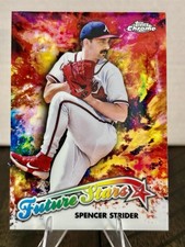 Marketplace image: 2023 Topps Chrome Future Stars Spencer Strider #FS-15 Superfractor-FREE SHIPPING