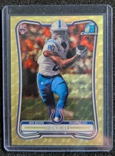 Marketplace image: 2026 Bowman Chrome Football Deion Burks Superfractor 1/1 Colts