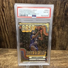 Marketplace image: 2024-25 Topps Best Ballers Aneesah Morrow BB-21 Superfractor 1/1 PSA 8