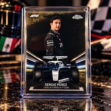 Marketplace image: 2026 Topps Chrome F1 Sergio Perez The Grid 1/1 Superfractor Cadillac TG-18 🔥🔥