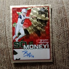 Marketplace image: 2025 Leaf Metal #SM-BA1 Brandon Aubrey Auto Superfractor 1/1
