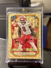 Marketplace image: 2026 Bowman 1st Football Zahir Mathis Gold Superfractor 1/1 Maryland