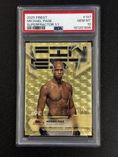 Current marketplace image for 2025 Topps Finest UFC #197 Michael Page Superfractor 1/1
