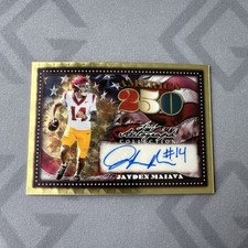 Marketplace image: 2026 LEAF AUTOGRAPH COLLECTION JAYDEN MAIAVA AMERICA 250 AUTO 1/1 SUPERFRACTOR