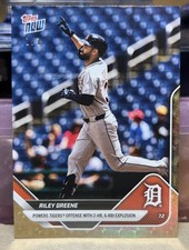 Marketplace image: 1/1 🔥 2025 MLB Topps Now RILEY GREENE 375 (SUPERFRACTOR) FOIL FRACTOR #’d 1/1