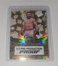 Marketplace image: 2024 Leaf Pre-production Proof Merab Dvalishvili Gold Superfractor 1/1