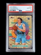 Marketplace image: 2025-26 Topps Finest #104 Kon Knueppel RC SUPERFRACTOR 1/1 PSA 10 HORNETS