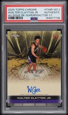 Marketplace image: 2025-26 Topps Chrome Walter Clayton Jr Superfractor RC Auto Issue 1/1! TAIR-WCJ