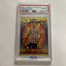 Marketplace image: 2022-23 Finest Flashbacks UCC Pablo Barton’s Superfractor 1/1 RC PSA 10
