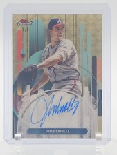 Marketplace image: JOHN SMOLTZ 2025 TOPPS FINEST BASEBALL SUPERFRACTOR AUTO 1/1 #FA-JS BRAVES Q2682