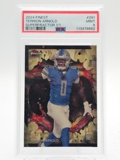 Marketplace image: TERRION ARNOLD 2024 TOPPS FINEST RARE SUPERFRACTOR ROOKIE RC 1/1 PSA 9 Q0566