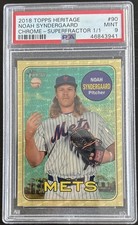 Current marketplace image for 2018 Topps Heritage #THC-90 Chrome Superfractor Superfractor 1/1