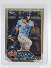 Current marketplace image for 2023 Topps Chrome Baseball #71 Wander Franco Superfractor 1/1