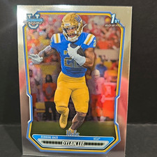 Marketplace image: ERROR Rare 1/1? Bowman Chrome Dylan Lee UCLA Bruins on front MILES GARRETT back