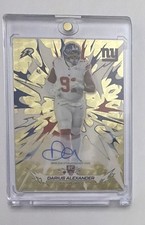 Marketplace image: 2026 Topps Resurgence Darius Alexander Auto Gold Superfractor 1/1 NY Giants