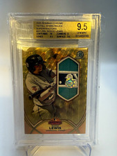 Marketplace image: 2020 Bowman Chrome Royce Lewis SUPERFRACTOR 1/1 LOGOMAN Fall Star Relics BGS 9.5