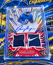 Marketplace image: Topps 2025 Resurgence Omarion Hampton AU-OH RC Auto Relic Superfractor 1/1