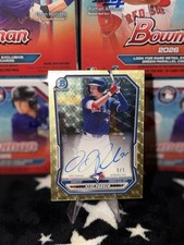 Marketplace image: 2026 Bowman Chrome 1st Round Draft Pick Jays Jojo Parker AUTO SUPERFRACTOR 1/1🔥