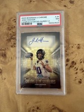 Marketplace image: 2025 Bowman U Chrome Josh Hoover Campus Star Auto Superfractor PSA Indiana QB