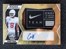 Marketplace image: 2026 Leaf Trinity Cam Coleman Superfractor Prismatic Patch Auto 1/1 Player Worn