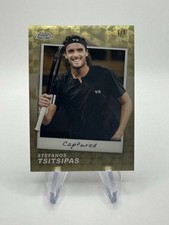 Current marketplace image for 2026 Topps Chrome #1 Tennis Stefanos Tsitsipas Captured Superfractor 1/1