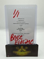 Marketplace image: 2026 Sapphire Selections Bowman Bryce Eldridge Auto Superfractor 1/1  #SSA-BE