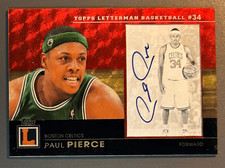 Marketplace image: PAUL PIERCE 2008 TOPPS LETTERMAN AUTO SCENIC SUPERFRACTOR 1/1