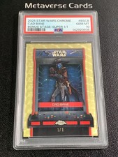 Marketplace image: 2025 Topps Star Wars Chrome Bonus Stage Superfractor 1/1 Cad Bane PSA 10 #BSCB