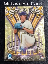 Marketplace image: 2026 Bowman Chrome Stars Of the Future RC Jacob Misiorowski Superfractor 1/1