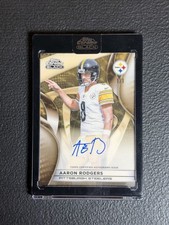 Marketplace image: 2025 Topps Chrome Black Aaron Rodgers Superfractor 1/1 On Card Auto